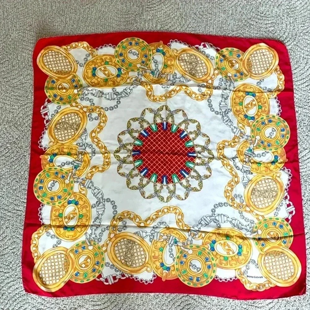 Bruno Gabrieli silk scarf